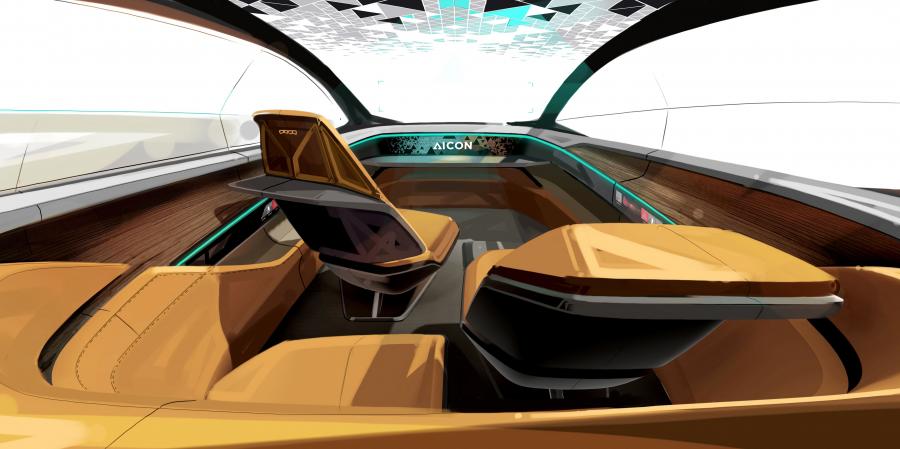 Эскиз Audi Aicon Concept 2017 года  (фото 35 из 48)
